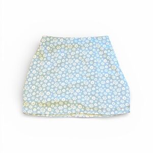 3/$25! Hollister Blue Floral Retro Ditsy Skirt Medium